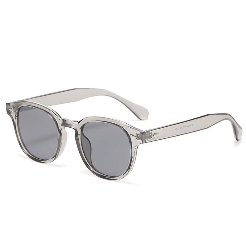 Quality New Retro round Sunglasses Women Fashion Rivets Decoration Shades UV400 Men Punk Leopard Sun Glasses
