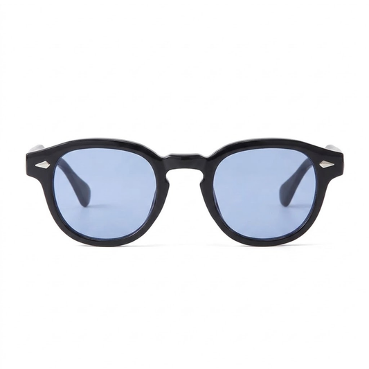 Gafas de sol redondas azules