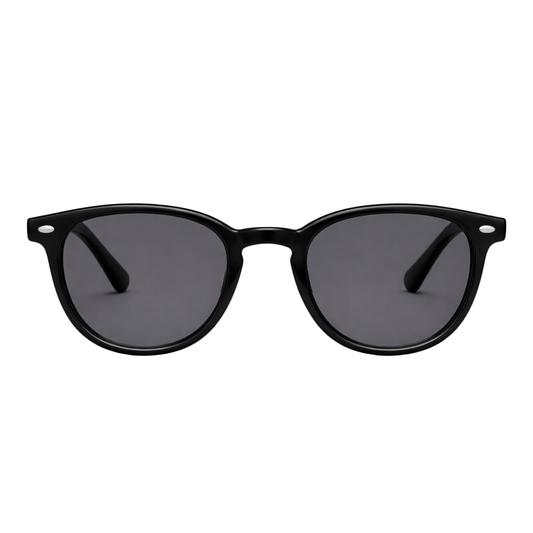 Gafas de sol redondas negras