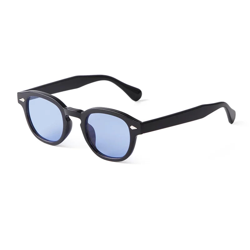 Gafas de sol redondas azules