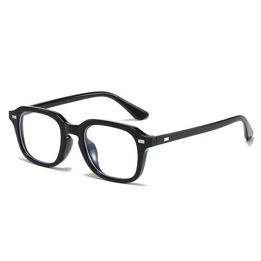 New Square Blue Light Blocking Glasses Men Unisex Women Rivets Transparent anti Blue Light Computer Glasses
